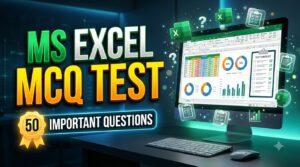 MS Excel MCQ Test